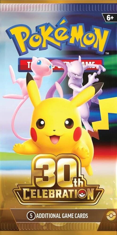 Pokémon TCG 30th Celebration Booster Pack | English | Shipped Sealed