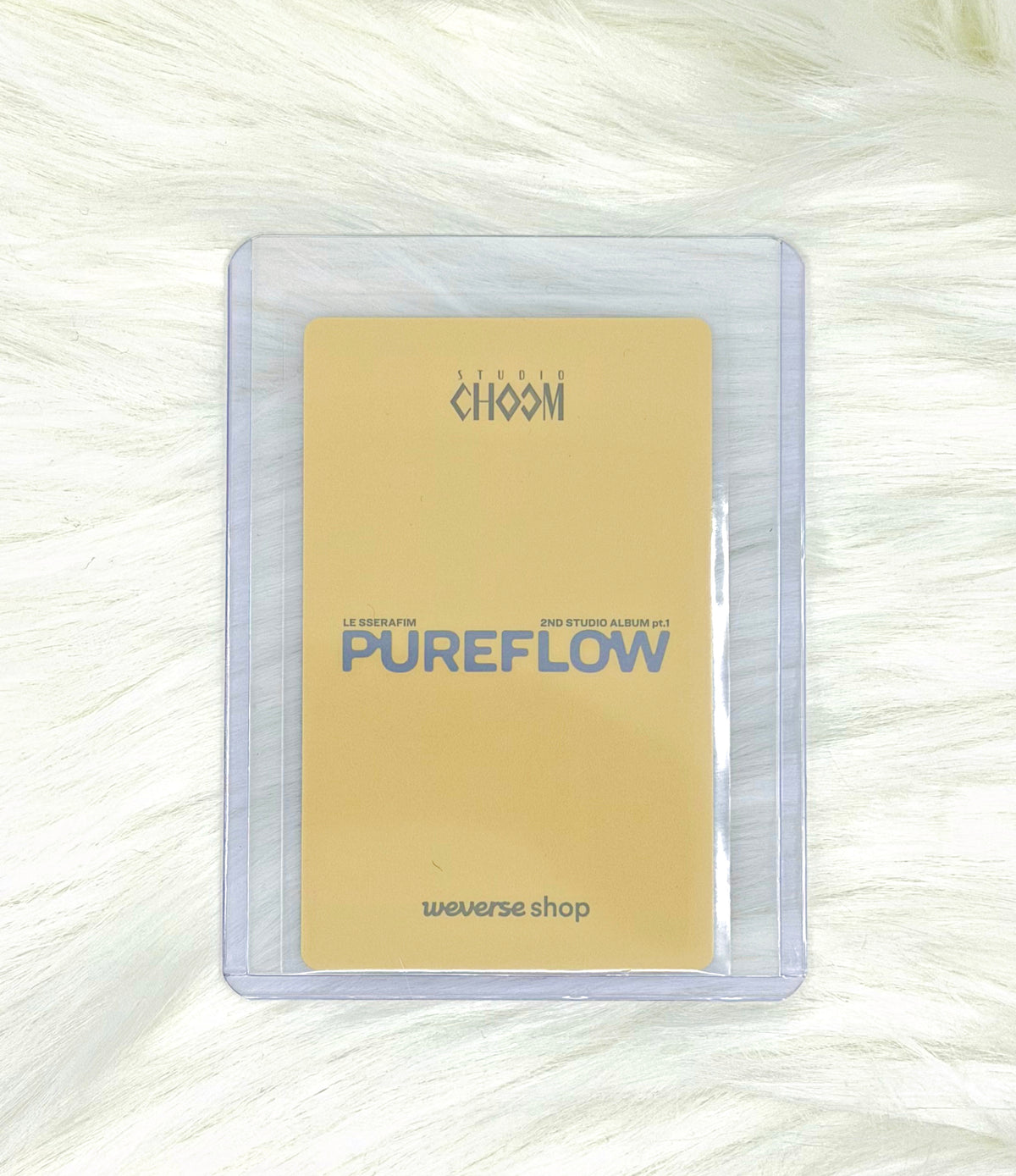LE SSERAFIM Hong Eunchae PUREFLOW Studio Choom Photocard