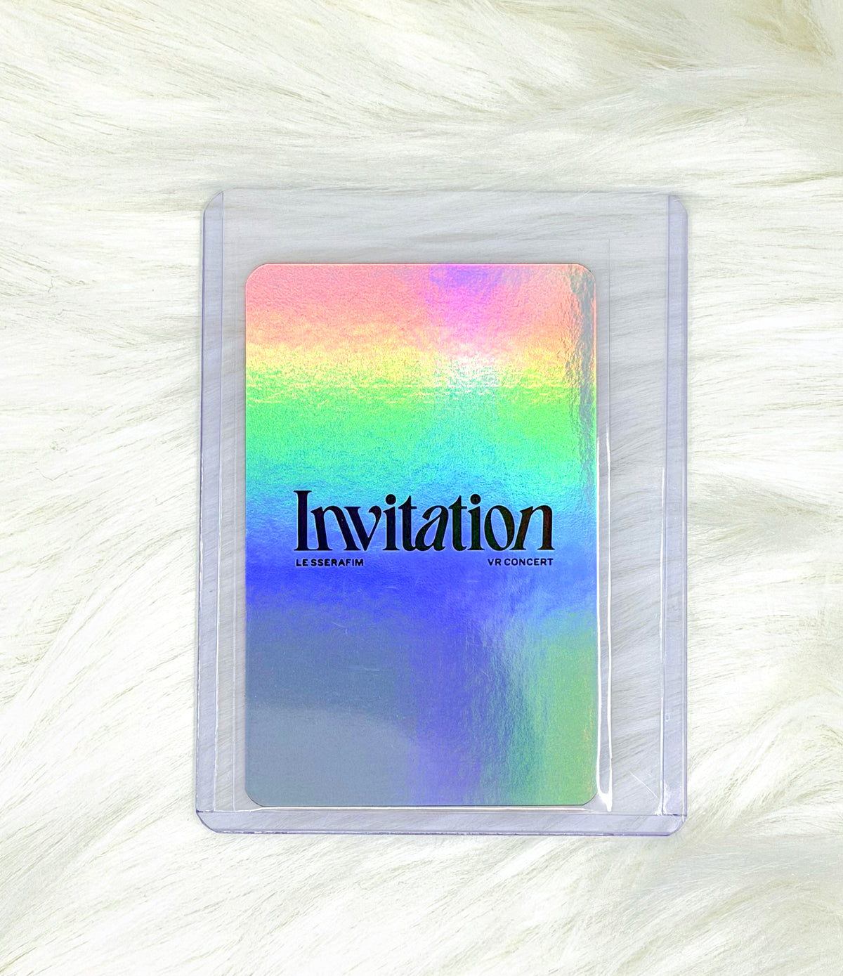 LE SSERAFIM Sakura VR Concert Invitation (Holo) Photocard