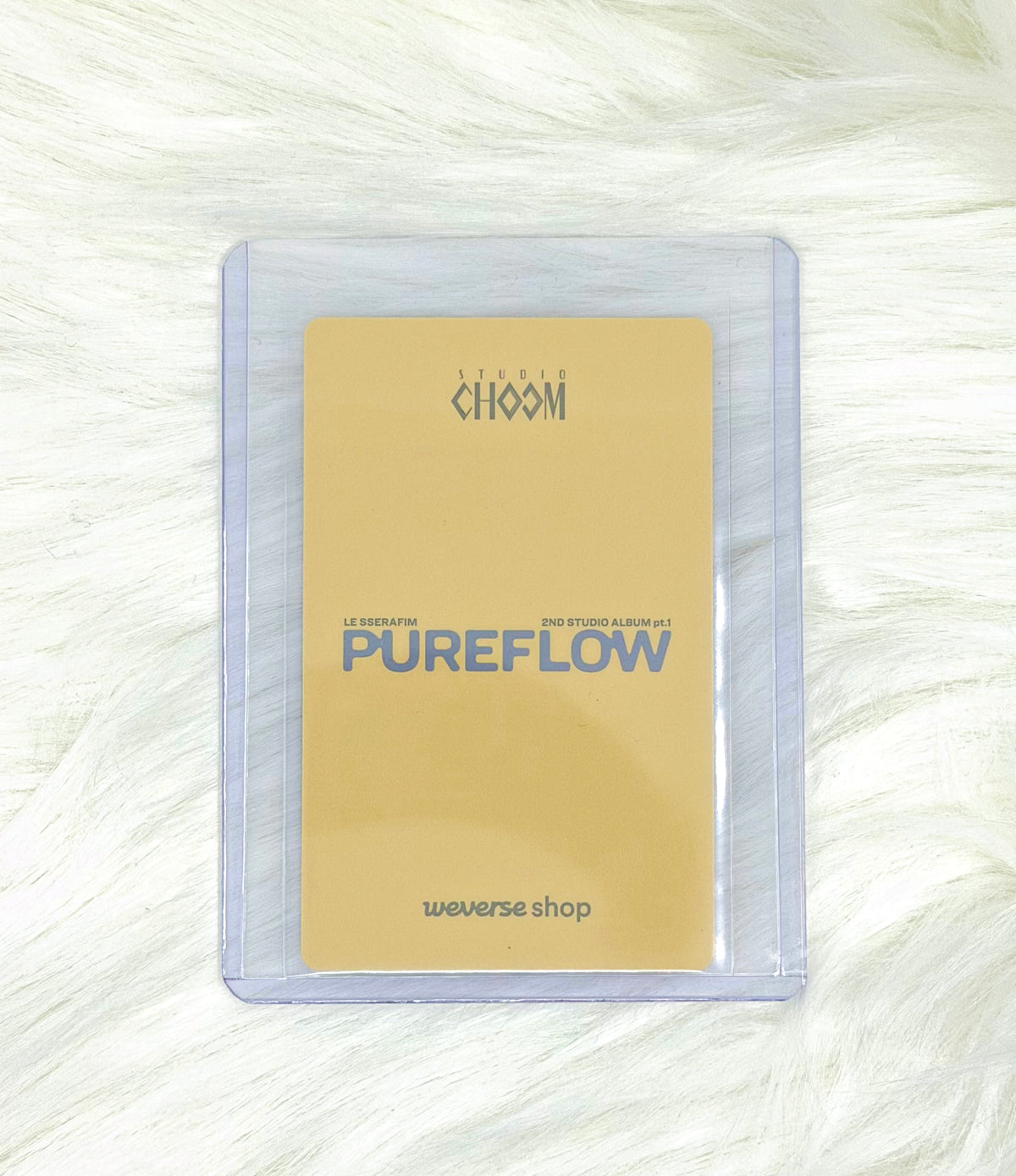 LE SSERAFIM Sakura PUREFLOW Studio Choom Photocard