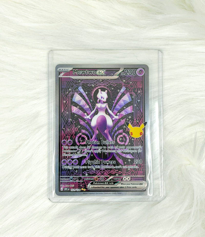 Pokémon TCG Mewtwo ex 151/128 | 30th Celebration | Special Illustration Rare | English | Near Mint