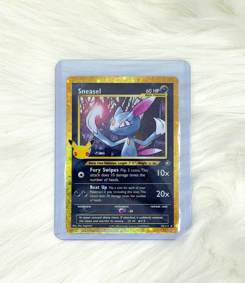Pokémon TCG Sneasel 25/111 | 30th Celebration Classic Collection | Rare Holo | English | Near Mint