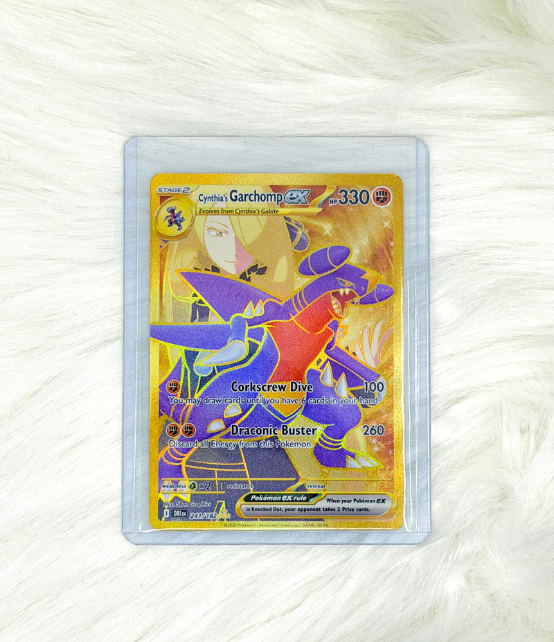 Pokémon TCG Cynthia's Garchomp ex 241/182 | Destined Rivals | Hyper Rare | English | Near Mint