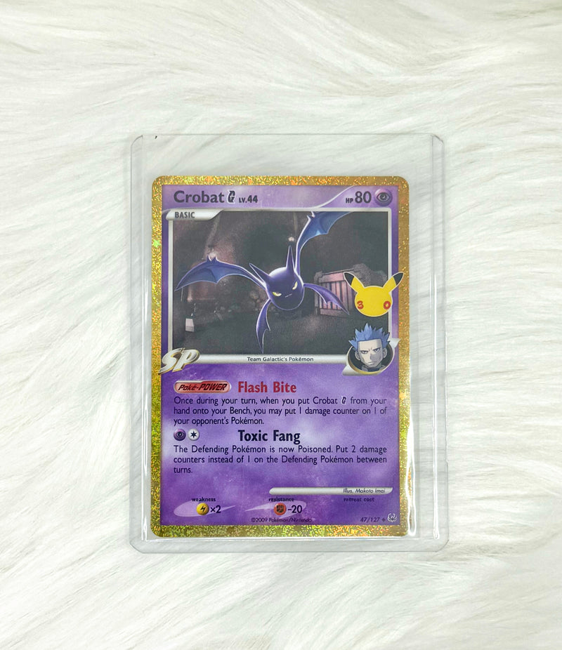 Pokémon TCG Crobat G LV.44 47/127 | 30th Celebration Classic Collection | Rare Holo | English | Near Mint