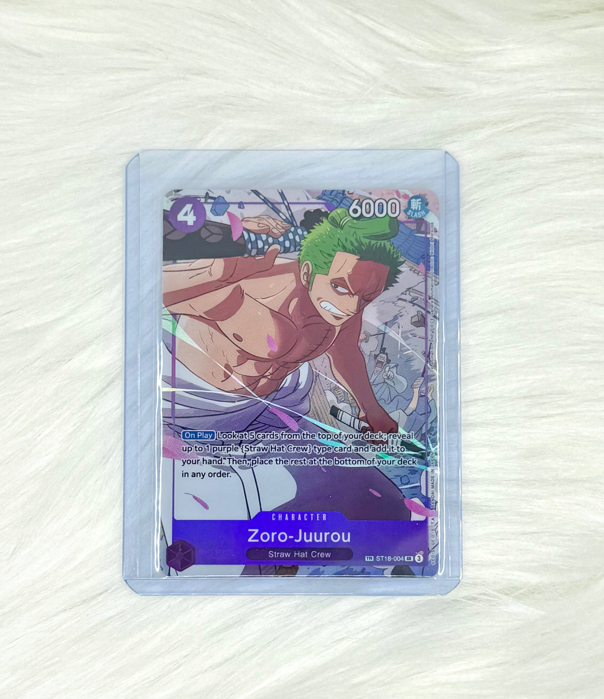 One Piece TCG Zoro-Juurou ST18-004 | Emperors in the New World | Treasure Rare | English | Near Mint