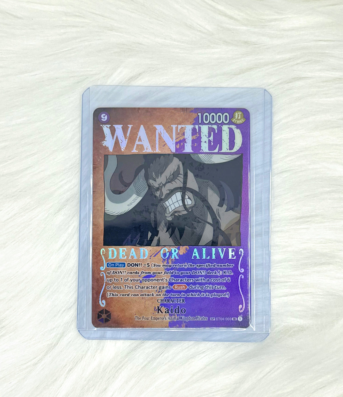 One Piece TCG Kaido ST04-003 | Pillars of Strength | Special Card (SP) | English | Near Mint