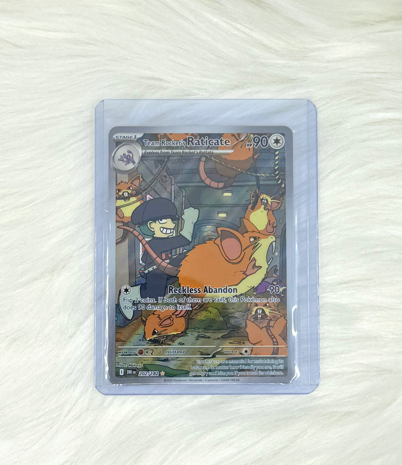 Pokémon TCG Team Rocket's Raticate 202/182 | Destined Rivals | Illustration Rare | English | Near Mint