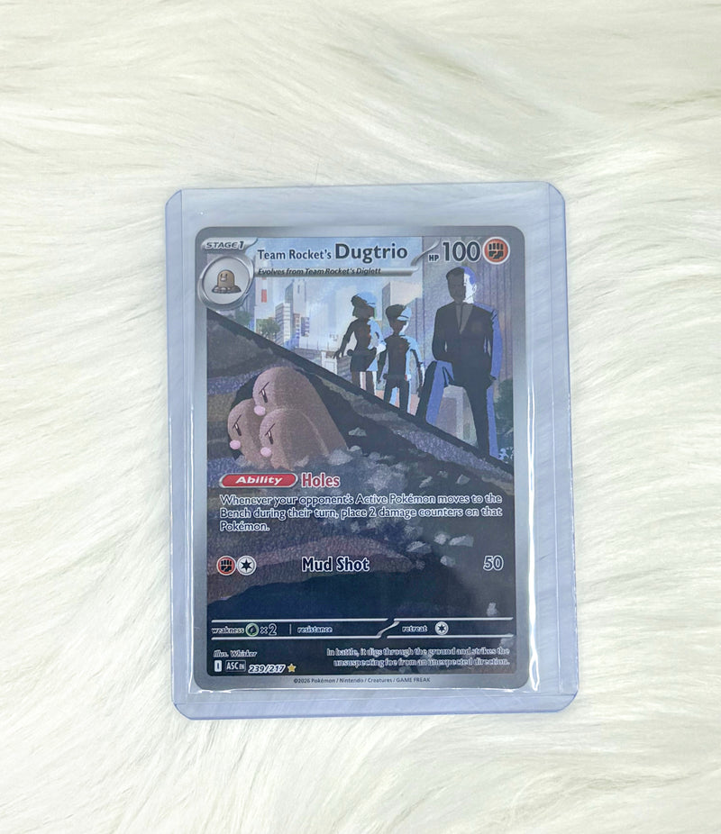 Pokémon TCG Team Rocket's Dugtrio 239/217 | Ascended Heroes | Illustration Rare | English | Near Mint
