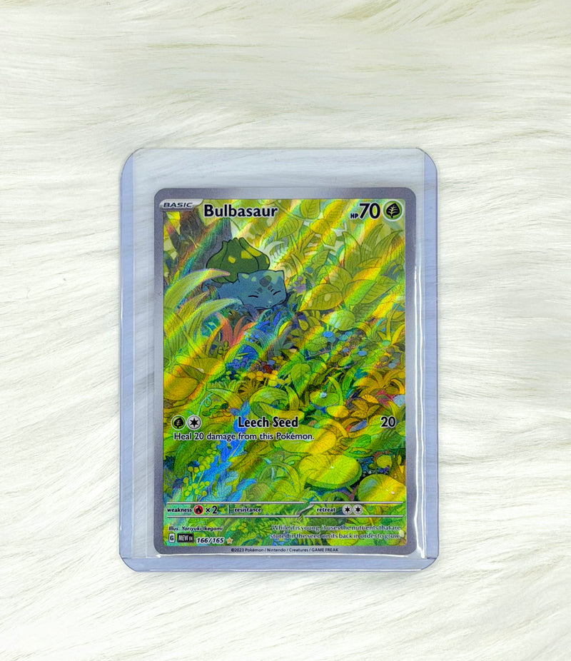 Pokémon TCG Bulbasaur 166/165 | Scarlet & Violet 151 | Illustration Rare | English | Near Mint