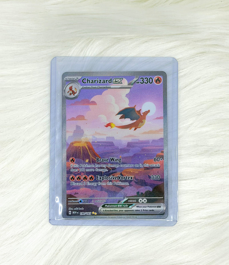Pokémon TCG Charizard ex 199/165 | Scarlet & Violet 151 | Special Illustration Rare | English | Near Mint