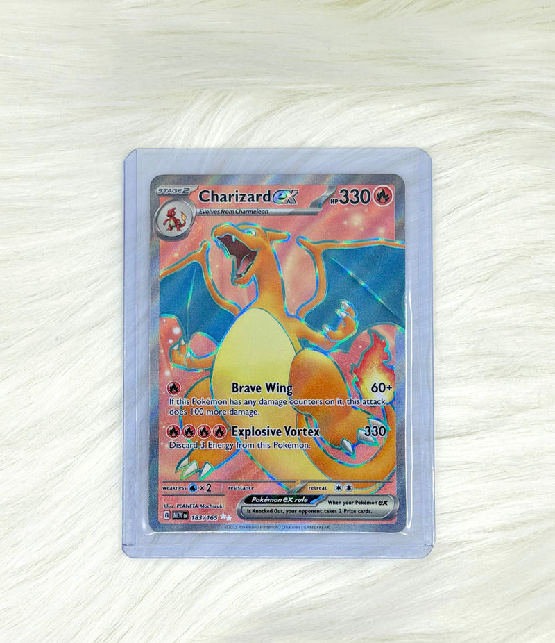 Pokémon TCG Charizard ex 183/165 | Scarlet & Violet 151 | Full Art Ultra Rare | English | Near Mint