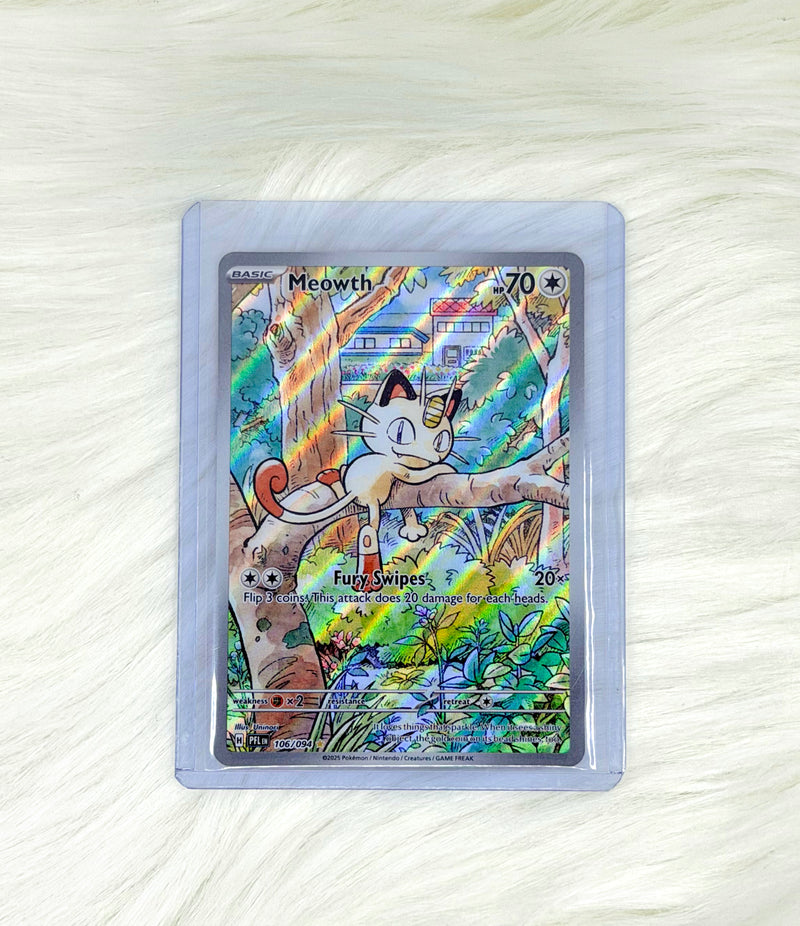 Pokémon TCG Meowth 106/094 | Phantasmal Flames | Illustration Rare | English | Near Mint