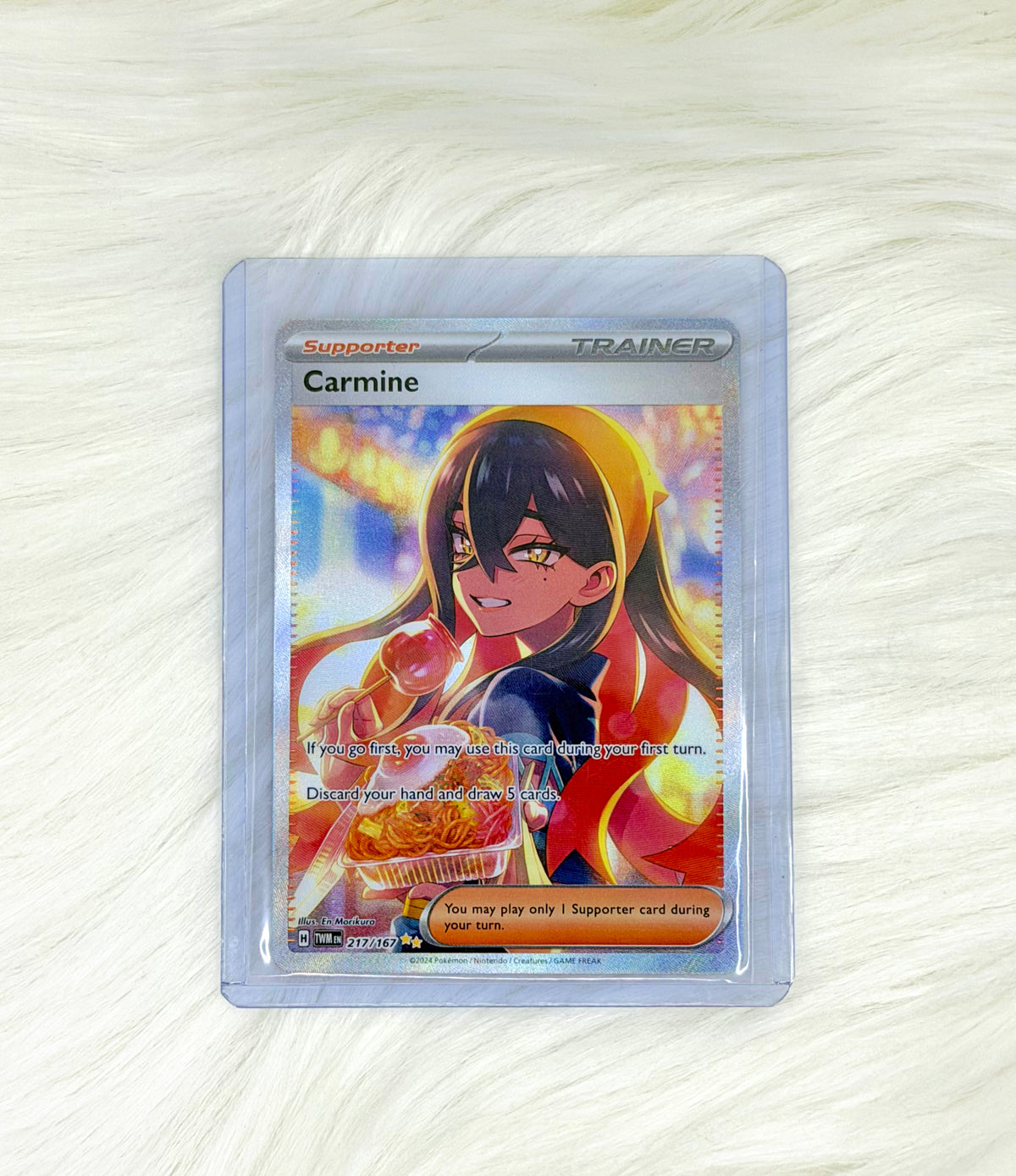 Pokémon TCG Carmine 217/167 | Twilight Masquerade | Special Illustration Rare | English | Near Mint