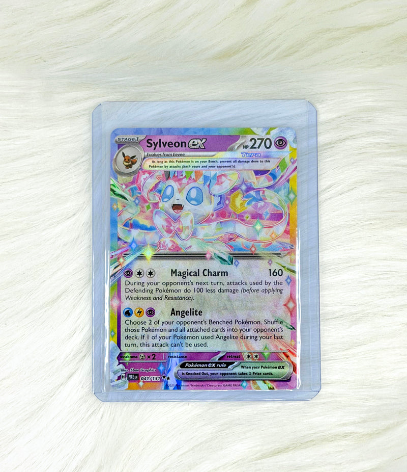 Pokémon TCG Sylveon ex 041/131 | Prismatic Evolutions | Double Rare | English | Near Mint