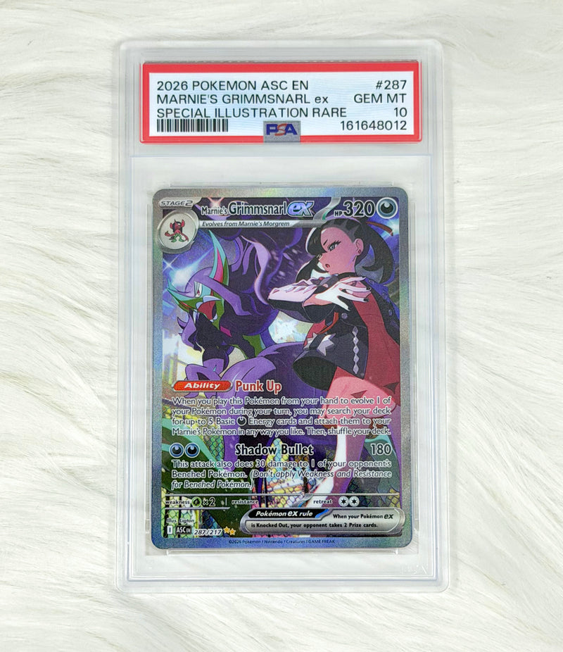 Pokémon TCG Marnie's Grimmsnarl ex 287/217 | Ascended Heroes | Special Illustration Rare | PSA 10