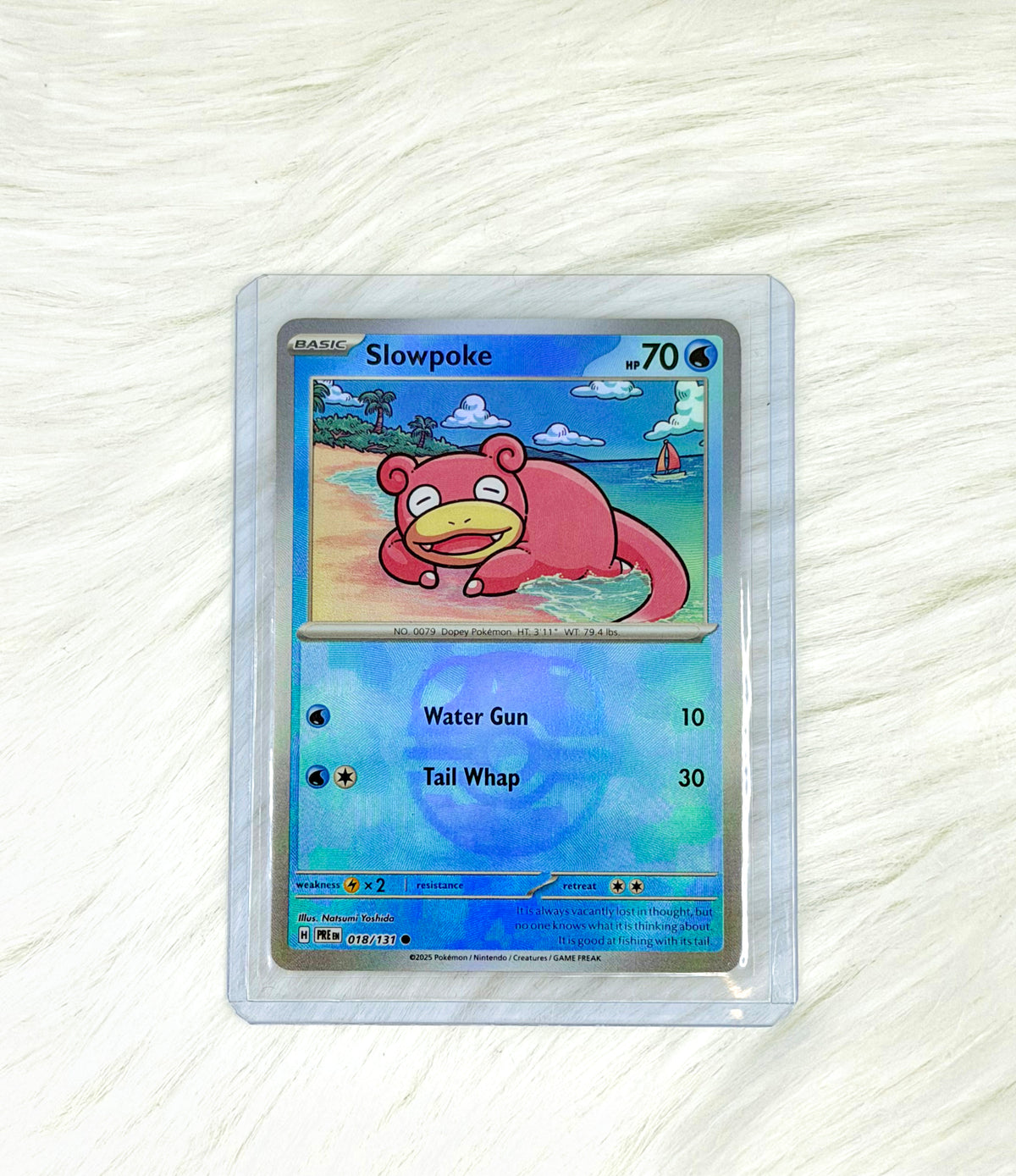 Slowpoke 018/131 | Prismatic Evolutions | Master Ball Pattern Reverse Holo | Pokémon TCG | English | Near Mint
