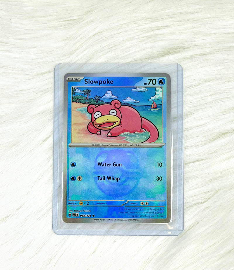 Slowpoke 018/131 | Prismatic Evolutions | Master Ball Pattern Reverse Holo | Pokémon TCG | English | Near Mint