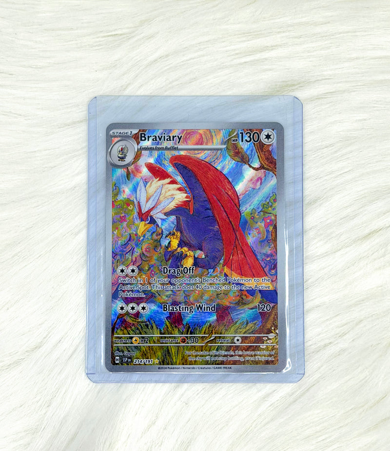 Braviary 214/191 | Surging Sparks | Illustration Rare | Pokémon TCG | English | Near Mint