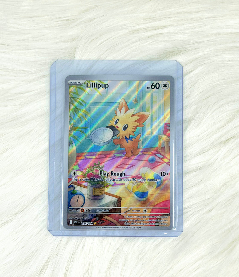 Lillipup 154/086 | White Flare | Illustration Rare | Pokémon TCG | English | Near Mint