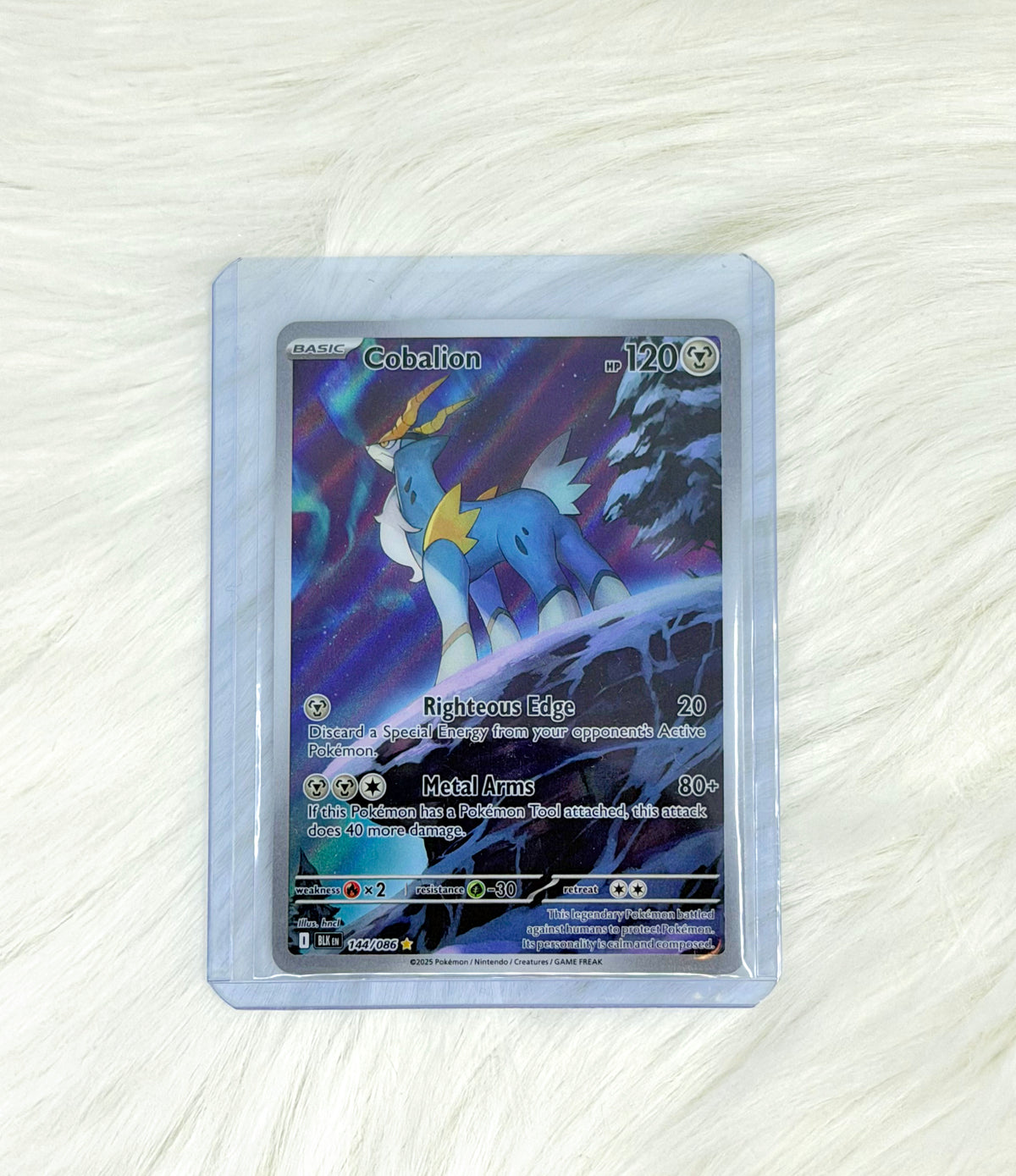 Cobalion 144/086 | Black Bolt | Illustration Rare | Pokémon TCG | English | Near Mint