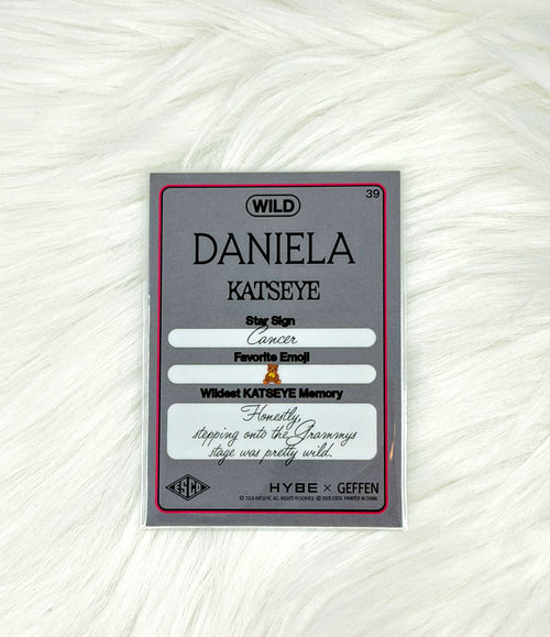 KATSEYE Daniela 2026 ESCO WILD Trading Card #39 | Base