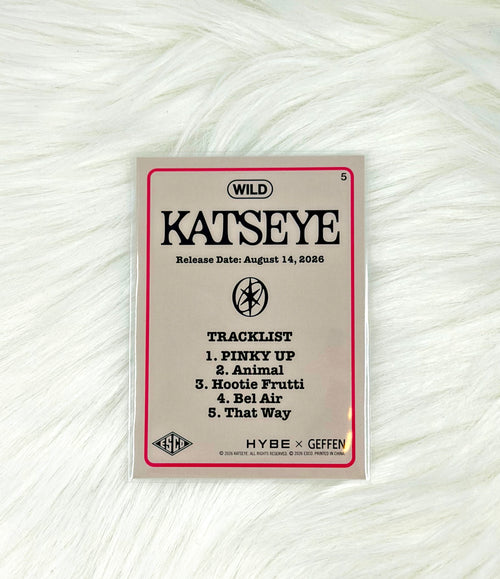KATSEYE Group 2026 ESCO WILD Trading Card #5 | Base