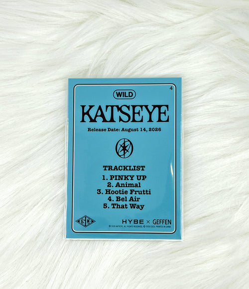 KATSEYE Group 2026 ESCO WILD Trading Card #4 | Base