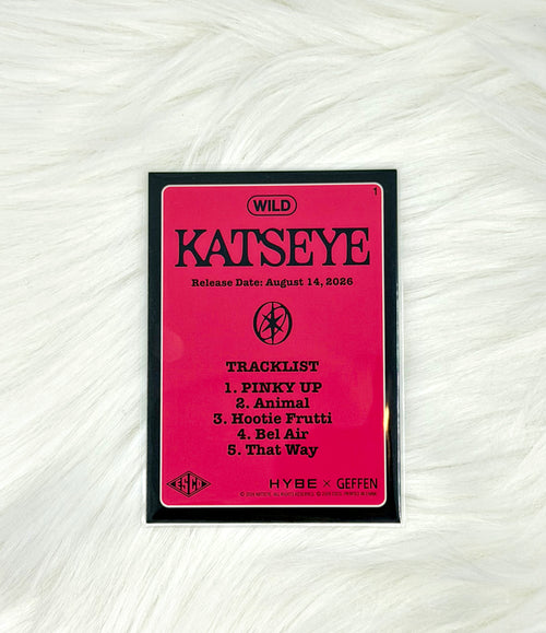 KATSEYE Group 2026 ESCO WILD Trading Card #1 | Base
