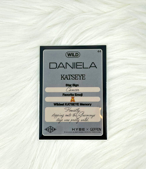 KATSEYE Daniela 2026 ESCO WILD Trading Card #44 | Base
