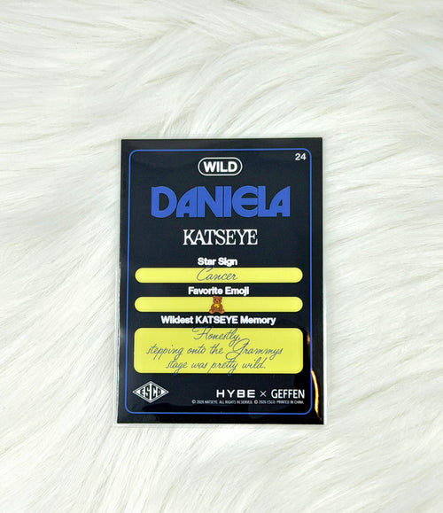 KATSEYE Daniela 2026 ESCO WILD Trading Card #24 | Base