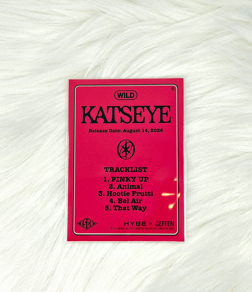 KATSEYE Group 2026 ESCO WILD Trading Card #6 | Base