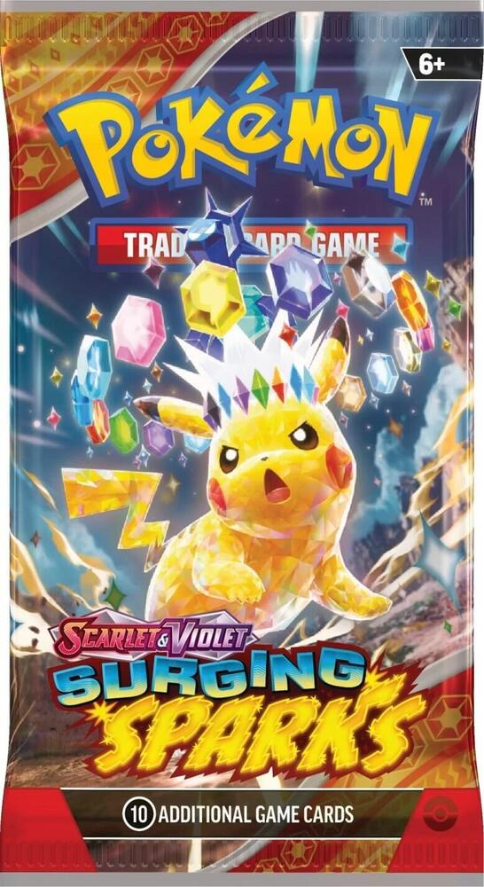 Pokémon TCG Surging Sparks Booster Pack | English | Shipped Sealed